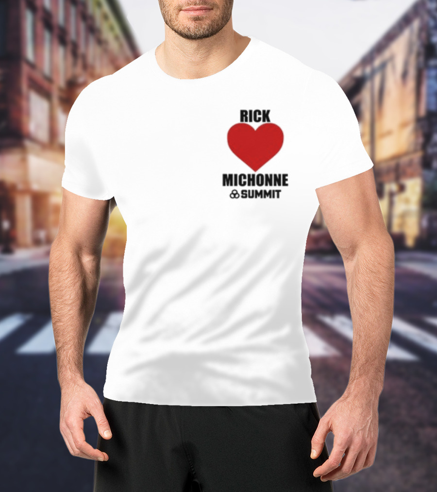 Rick Love Michonne Heart Symbol TWD Summit T-Shirt