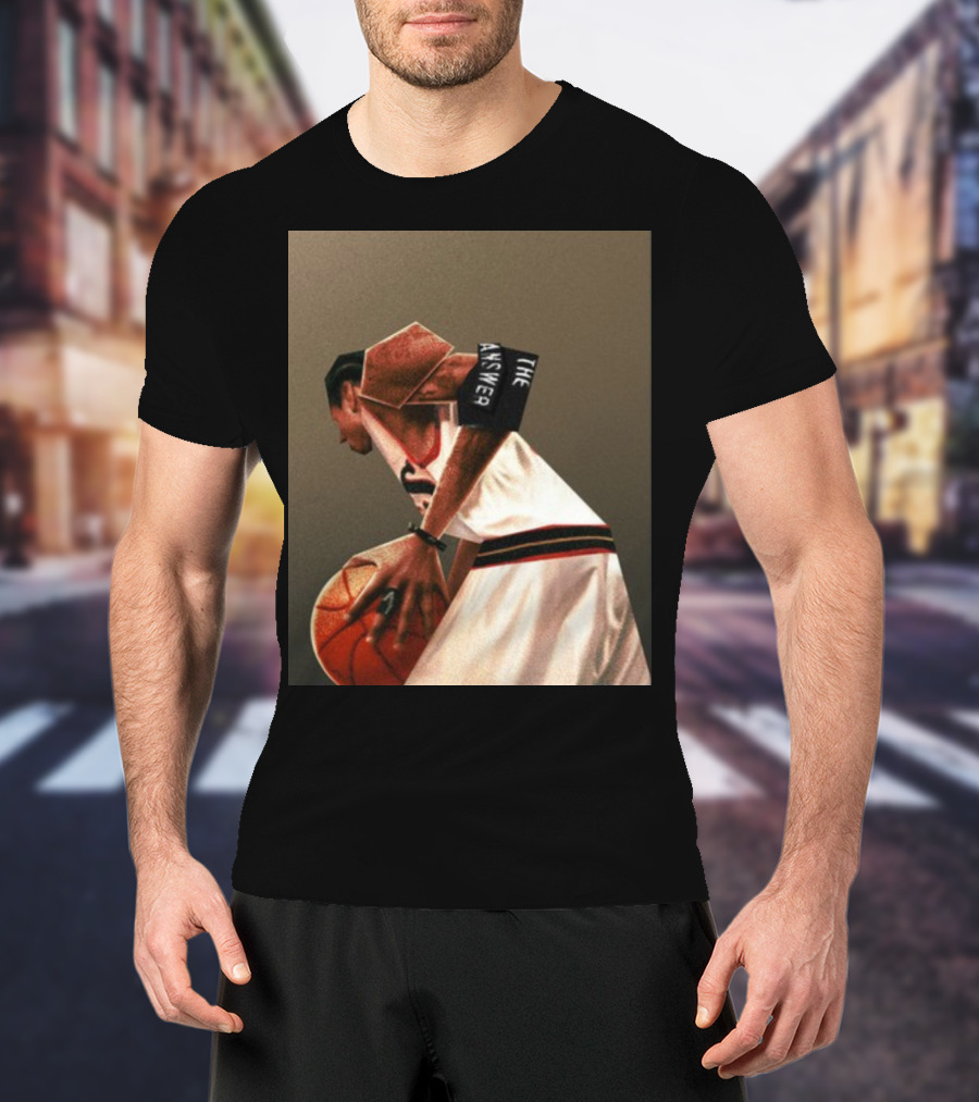 The Answer Allen Iverson Abstract Basketball T-Shirt