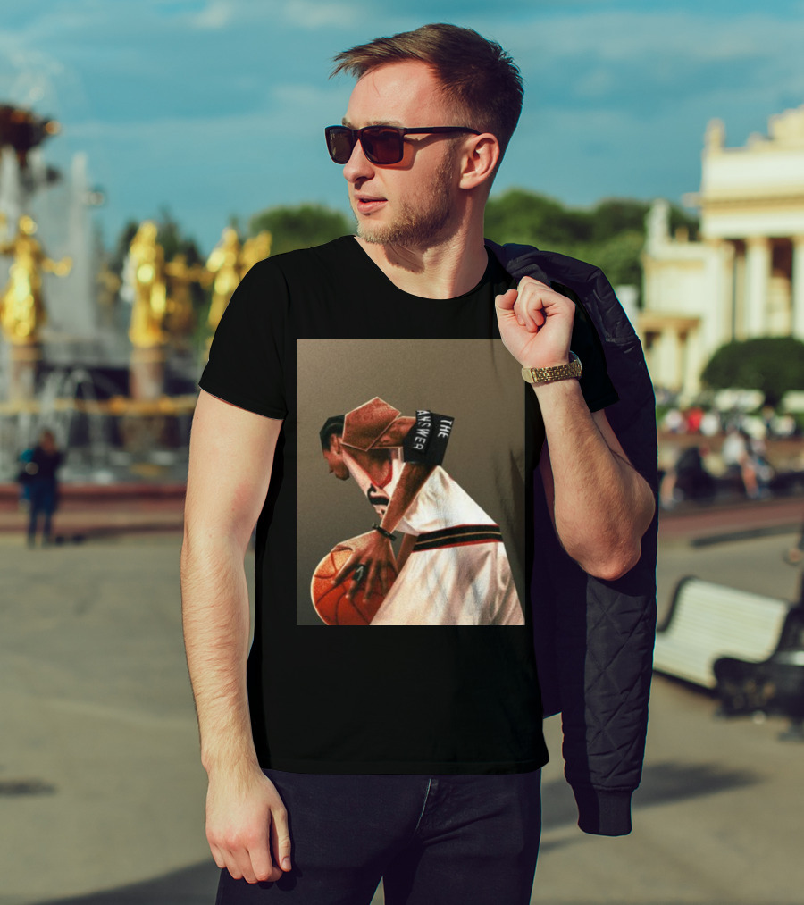 The Answer Allen Iverson Abstract Basketball T-Shirt