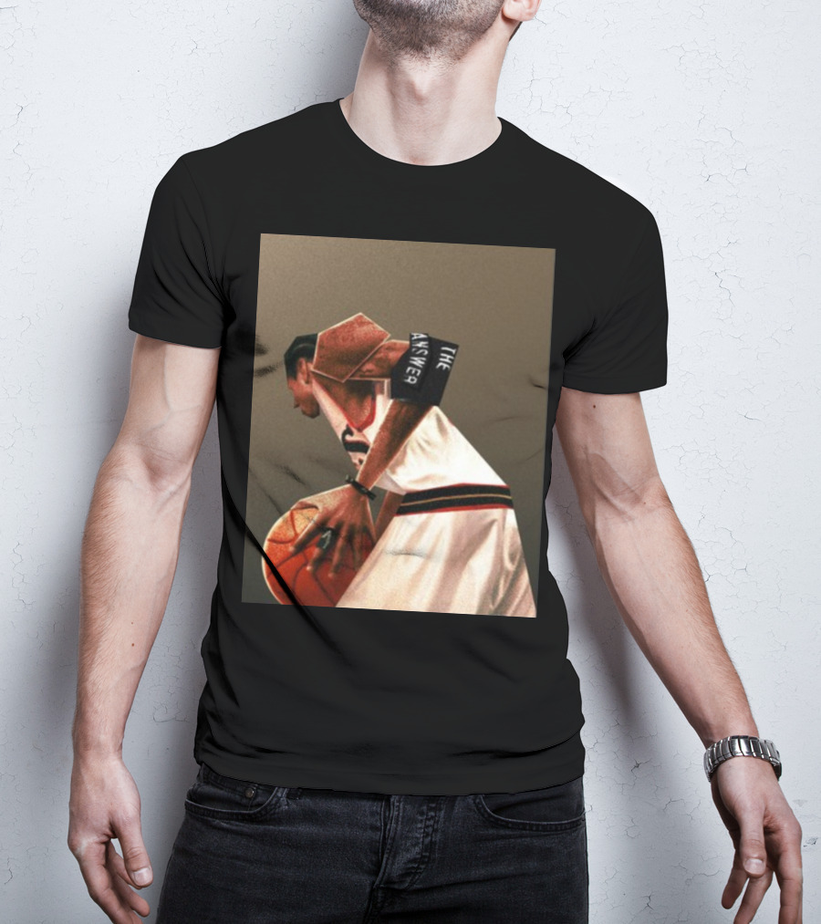 The Answer Allen Iverson Abstract Basketball T-Shirt