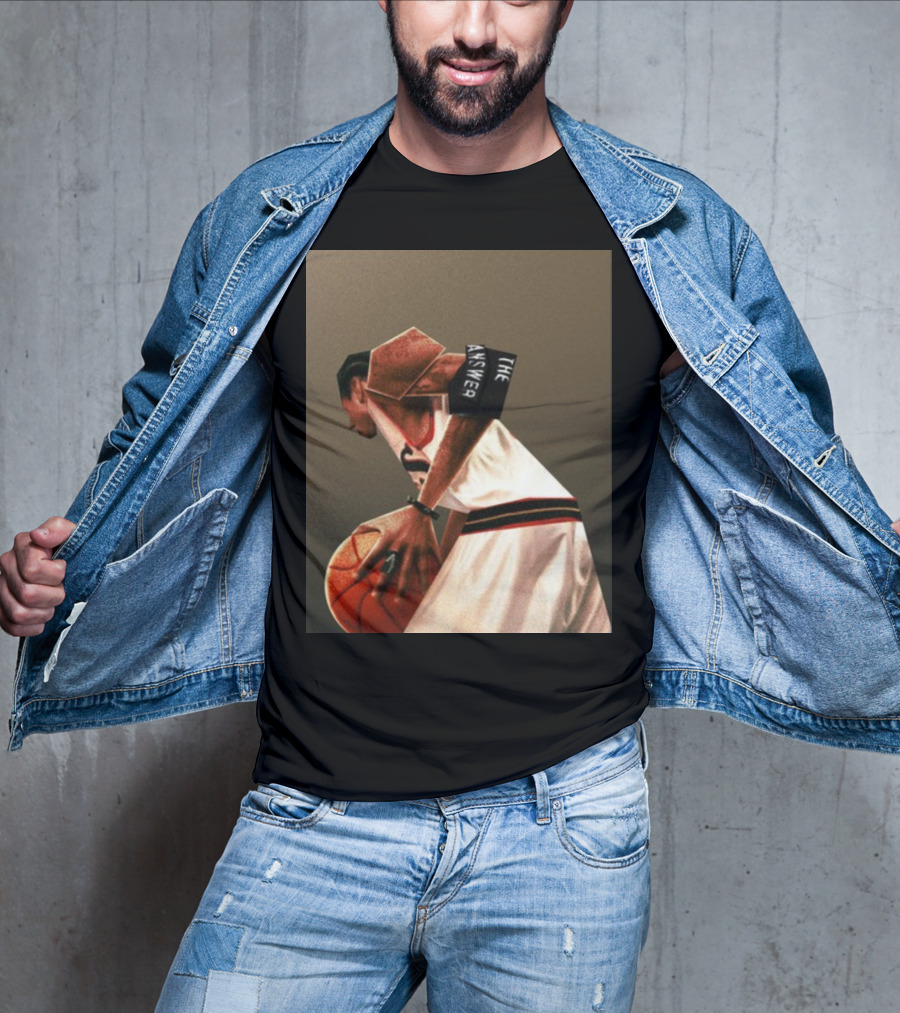 The Answer Allen Iverson Abstract Basketball T-Shirt
