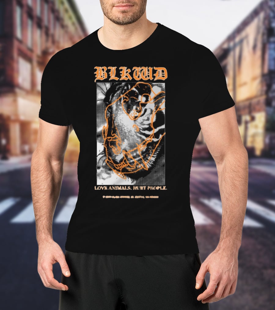 BLKWD Love Animals Hurt People Tiger T-Shirt