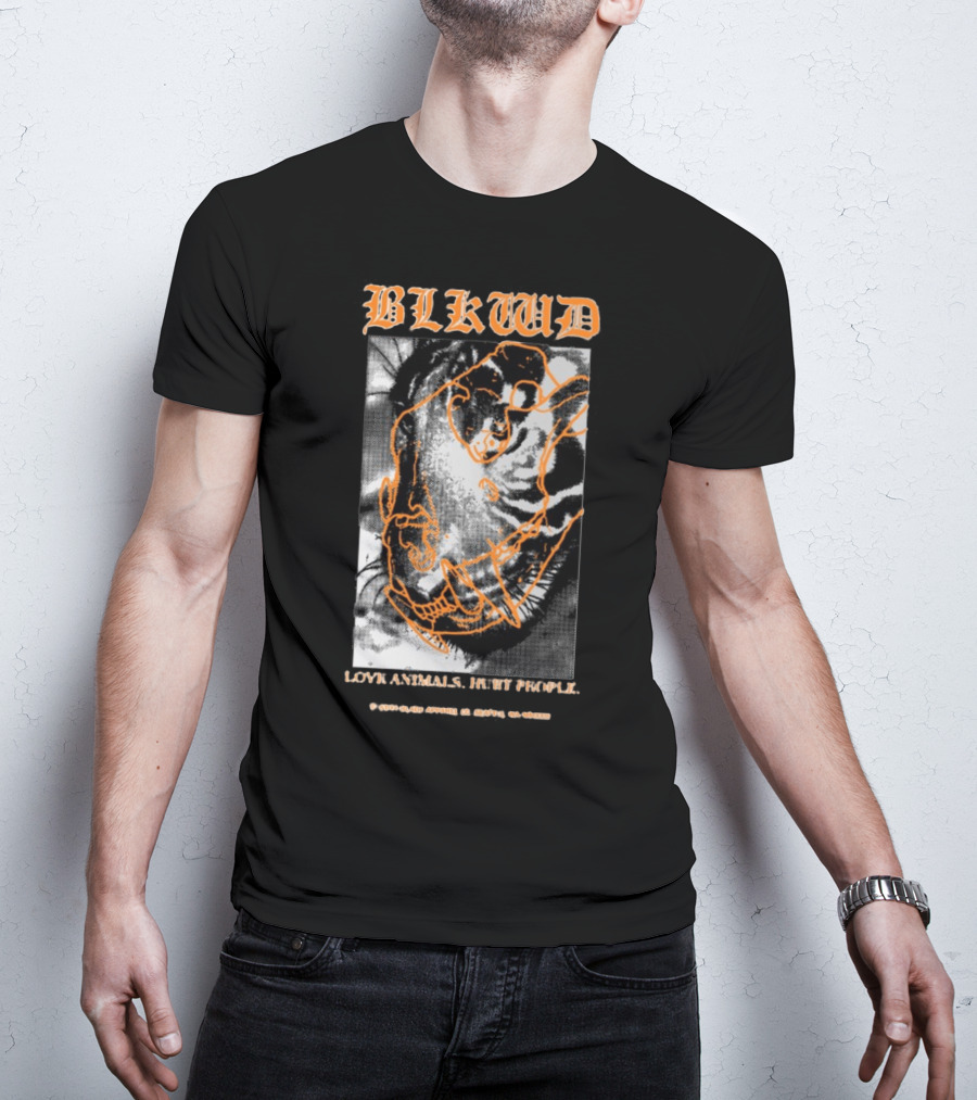 BLKWD Love Animals Hurt People Tiger T-Shirt