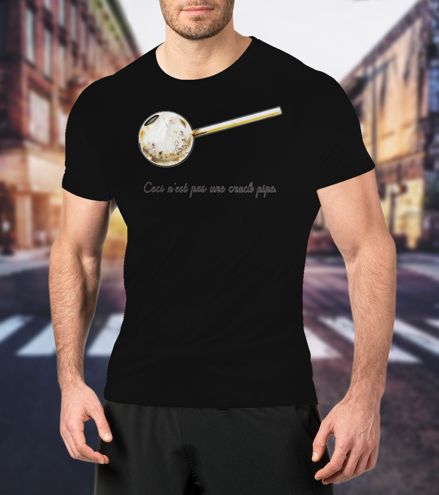 Ceci N'est Pas Une Crack Pipe Rene Magritte Reference T-Shirt