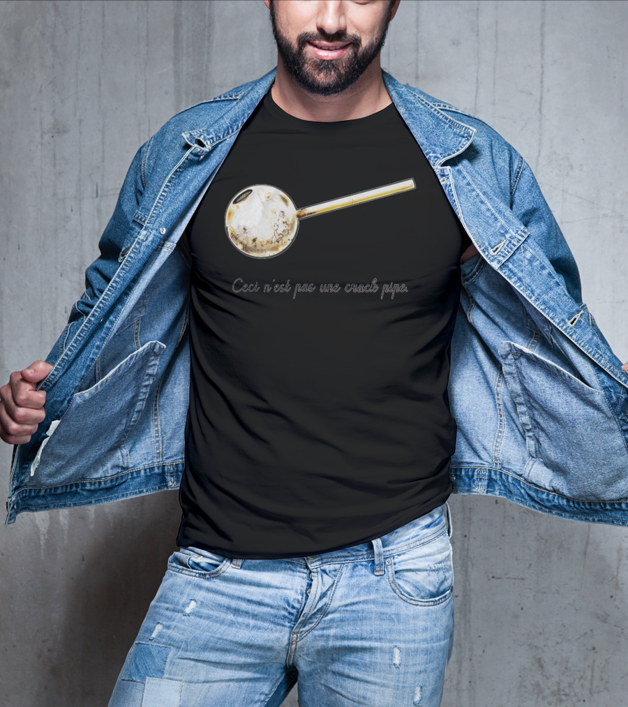 Ceci N'est Pas Une Crack Pipe Rene Magritte Reference T-Shirt