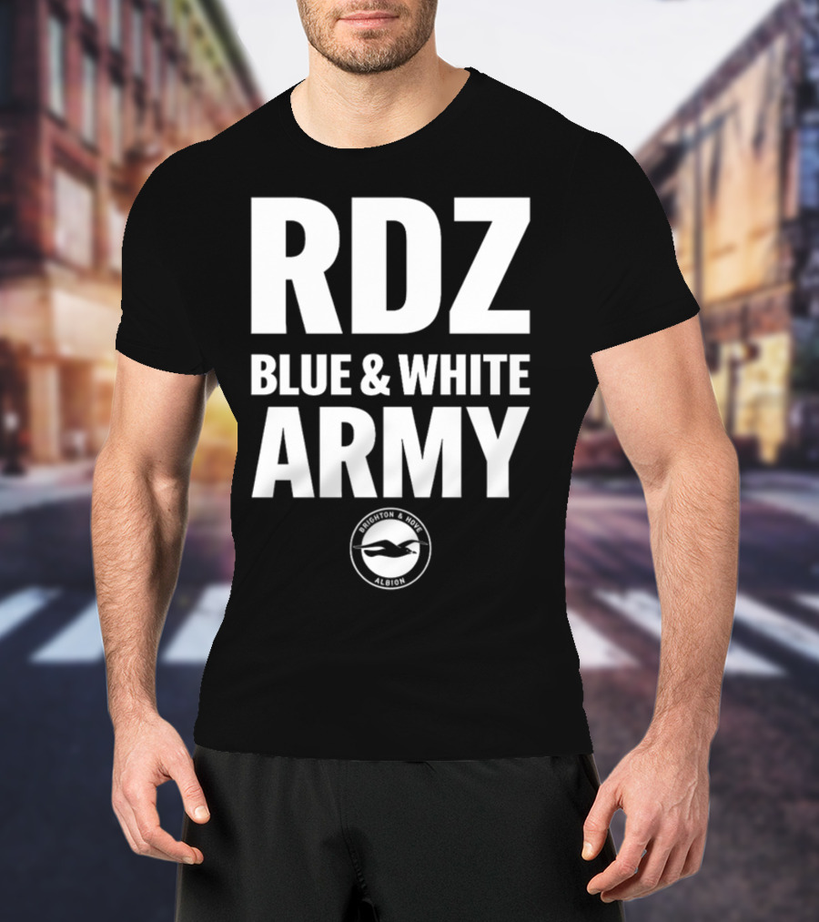 RDZ Blue And White Army Brighton And Hove Albion T-Shirt