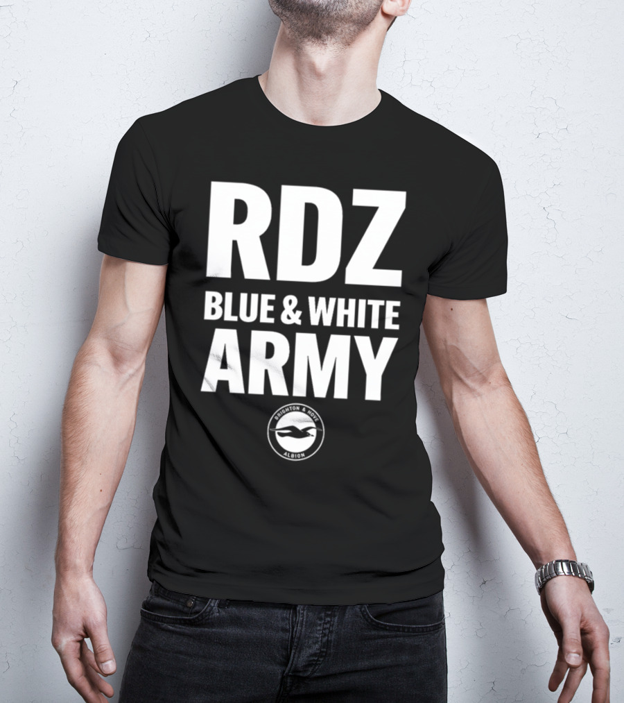 RDZ Blue And White Army Brighton And Hove Albion T-Shirt