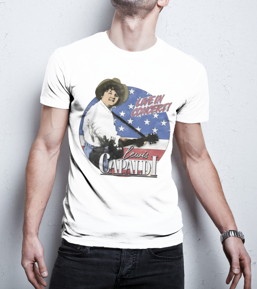 America's Sweetheart Returns Lewis Capaldi Live In Concert Tour T-Shirt
