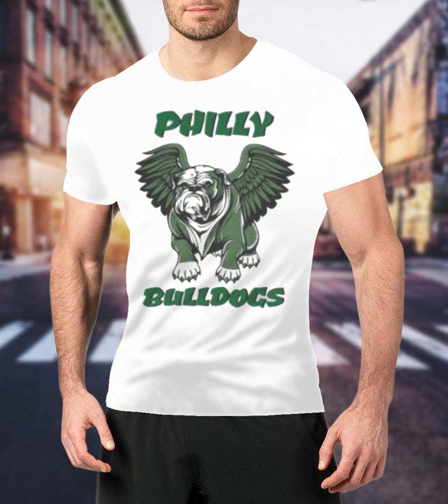 Philly Bulldogs Georgia Bird Dawgs Philadelphia Eagles Bulldogs T-Shirt
