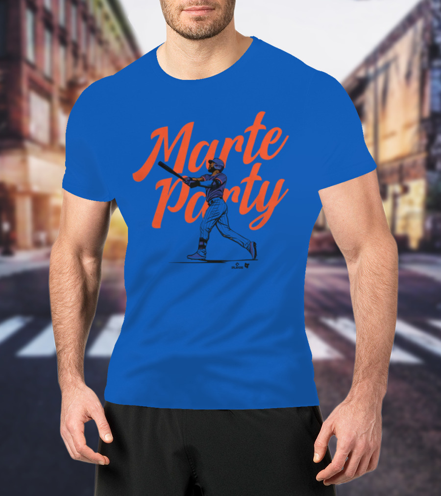 Marte Party New York Baseball Starling Marte T-Shirt