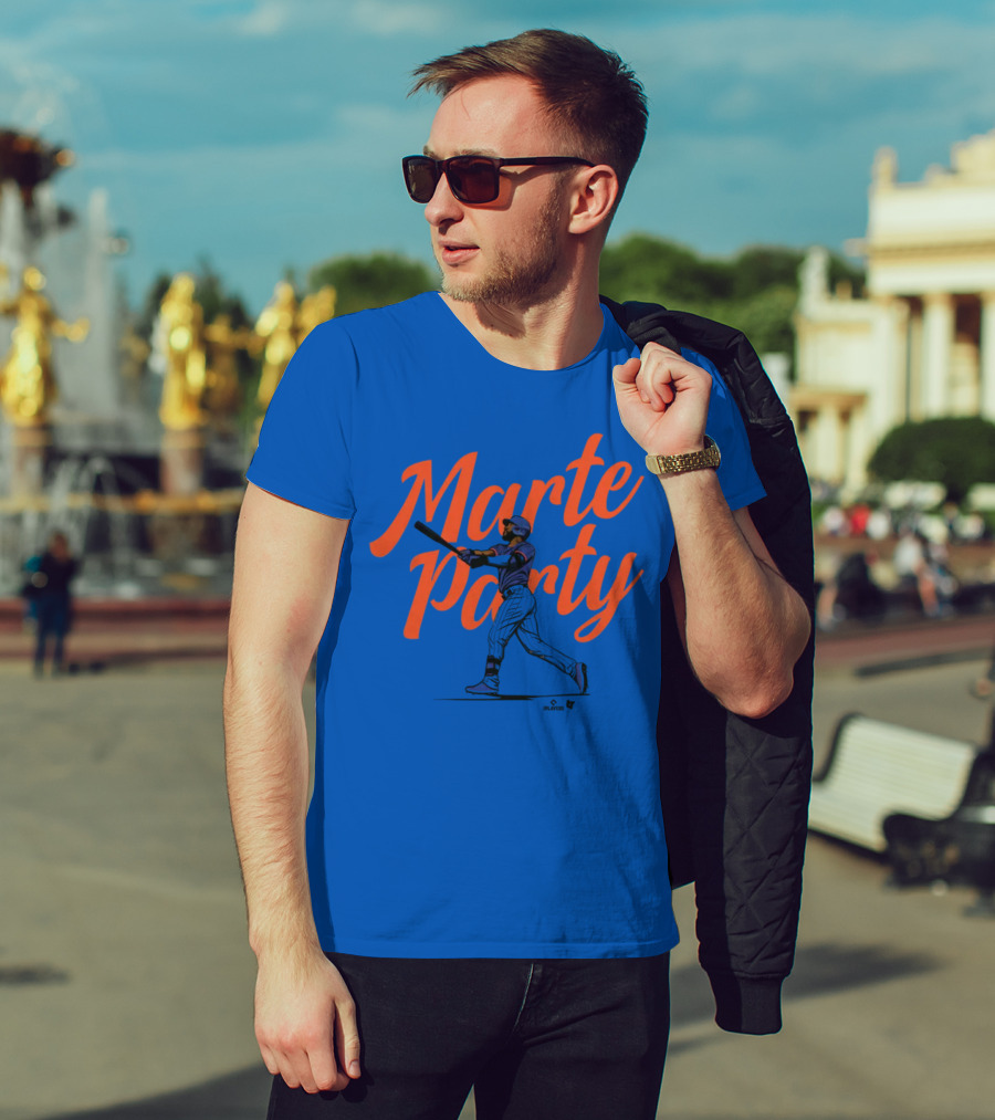 Marte Party New York Baseball Starling Marte T-Shirt
