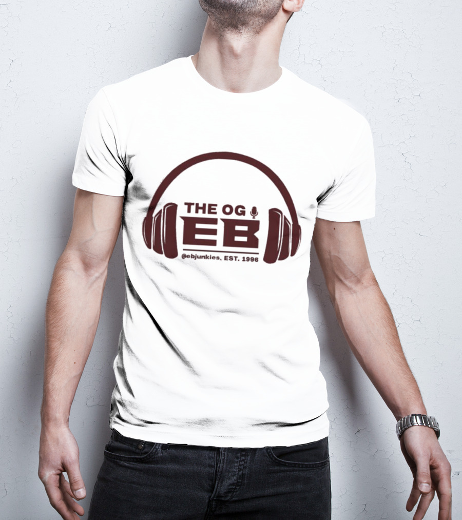 The Og EB Headphones @ebjunkies Est 1996 T-Shirt