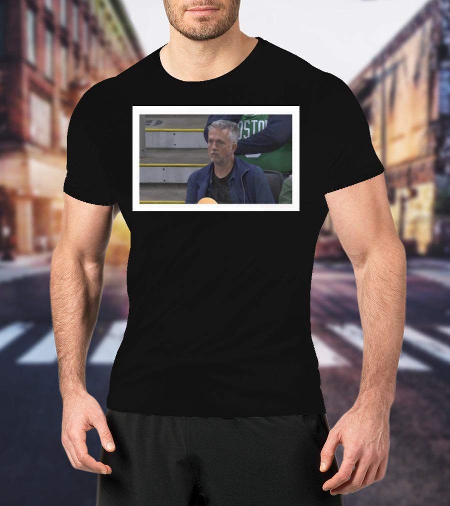 Boston Celtics Basketball Game Jeremy Tache Bill Simmons Sad Photo Meme T-Shirt