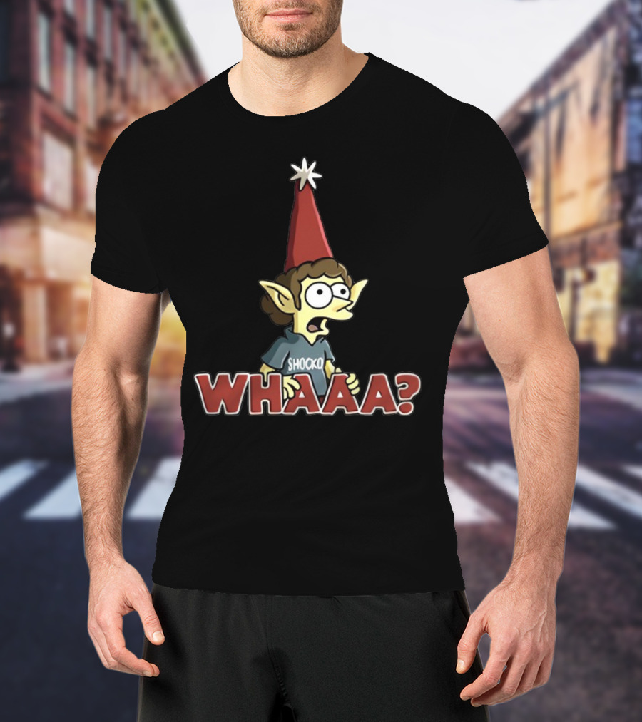 Disenchantment Shocko Whaaa Elf Character Reaction T-Shirt
