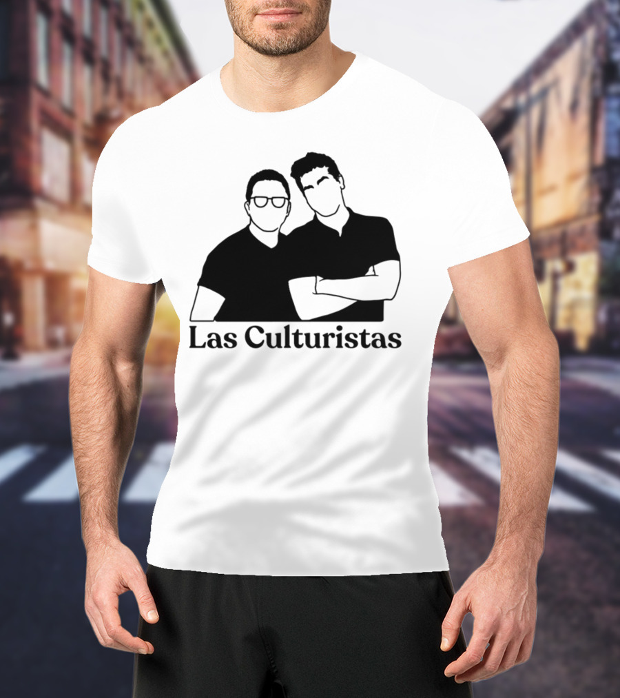 Las Culturistas Podcast Duo T-Shirt