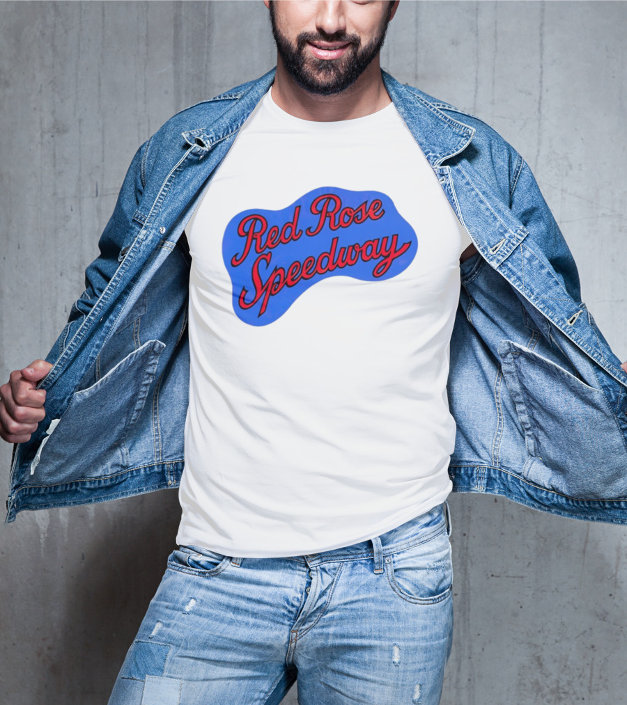 Red Rose Speedway Vintage Blue Emblem T-Shirt