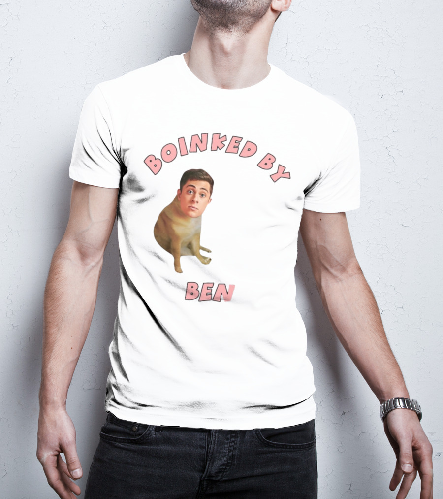 Boinked By Ben Dog Face Collage T-Shirt