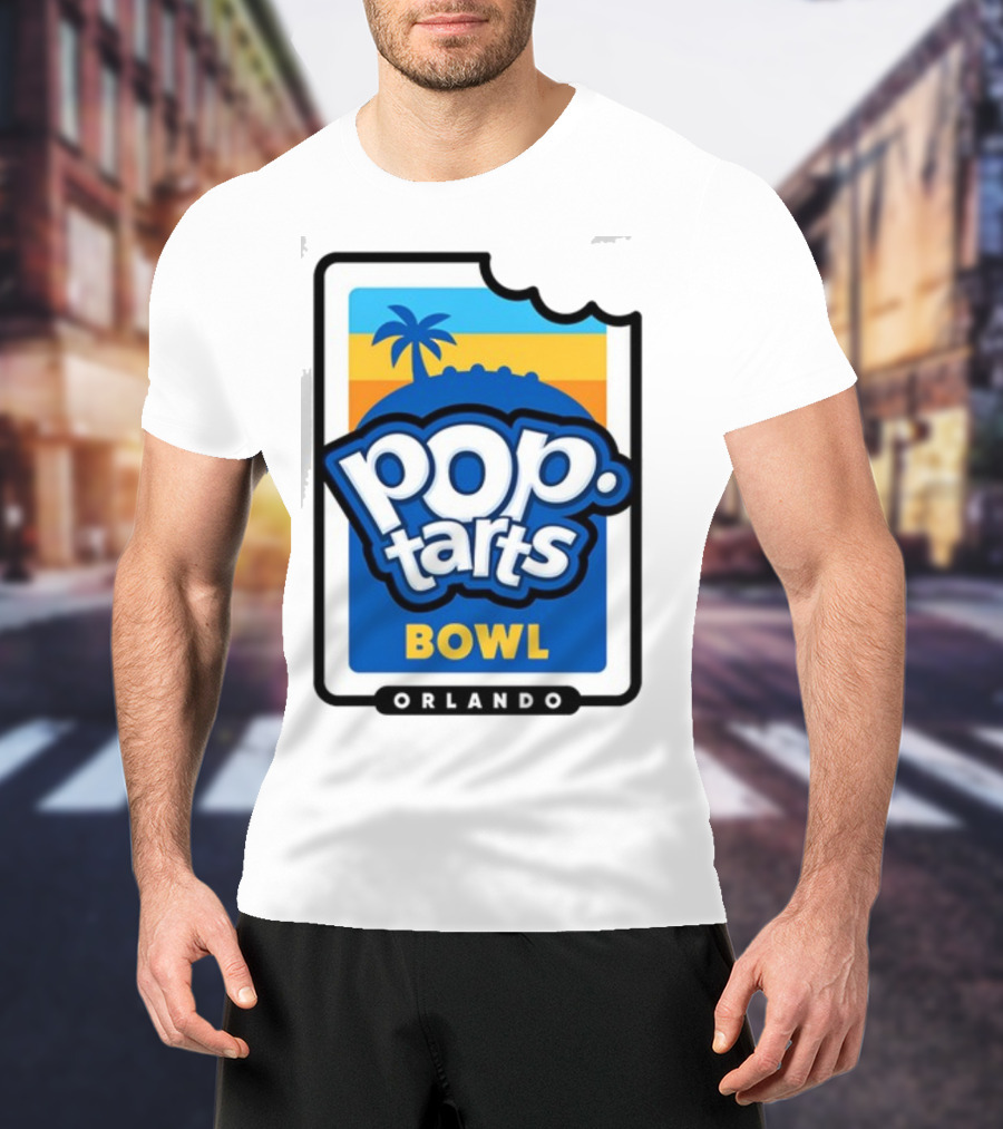 Pop Tarts Bowl Orlando Florida Palm Sunset T-Shirt