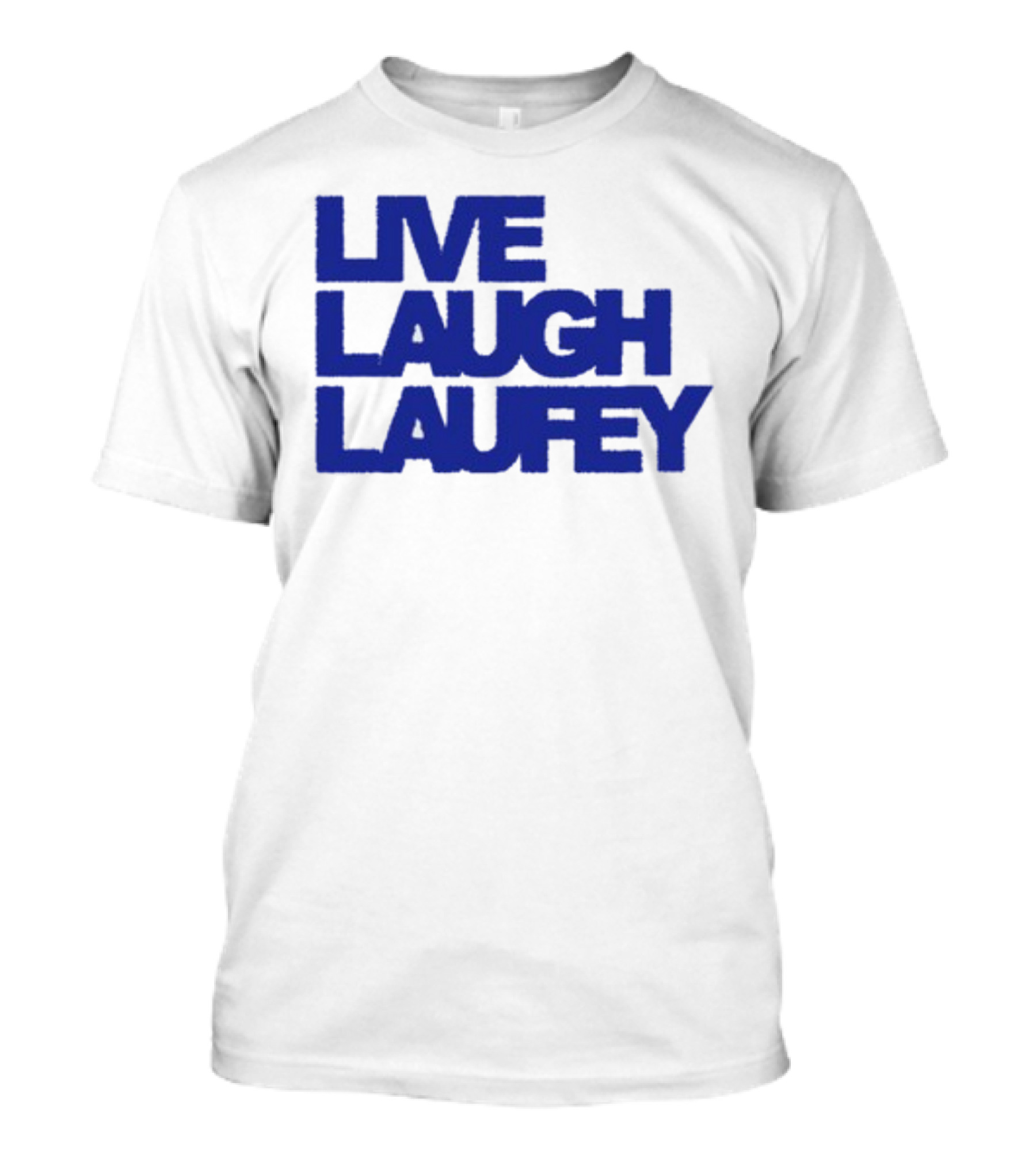 Laufeymusic Live Laugh Laufey Iconic Blue Text T-Shirt