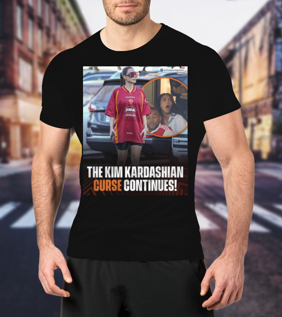 The Kim Kardashian Curse Continues Sports Reaction Scene T-Shirt