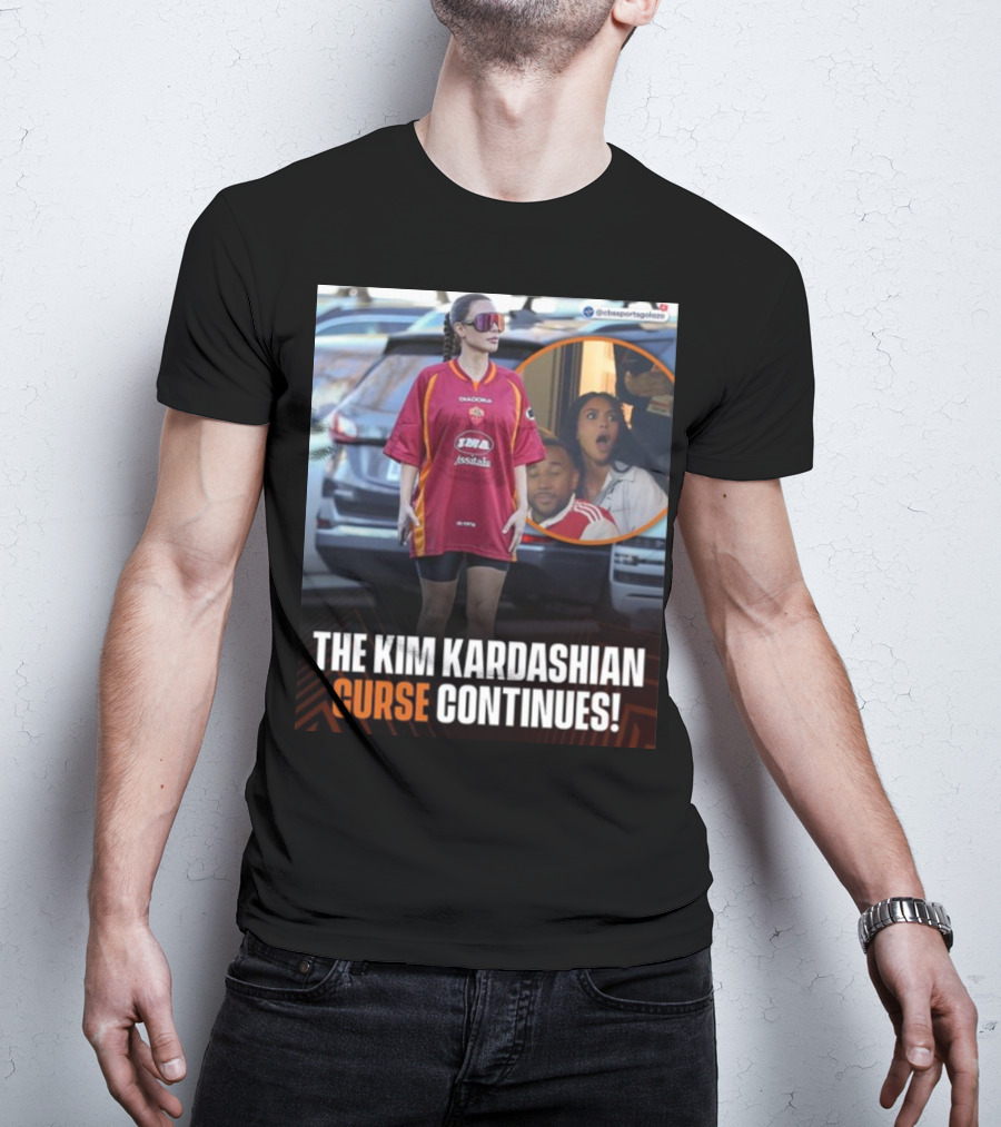 The Kim Kardashian Curse Continues Sports Reaction Scene T-Shirt