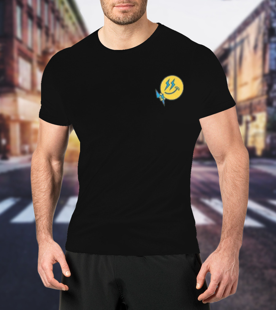 Ateez Thunder Lightning Bolt Smile T-Shirt