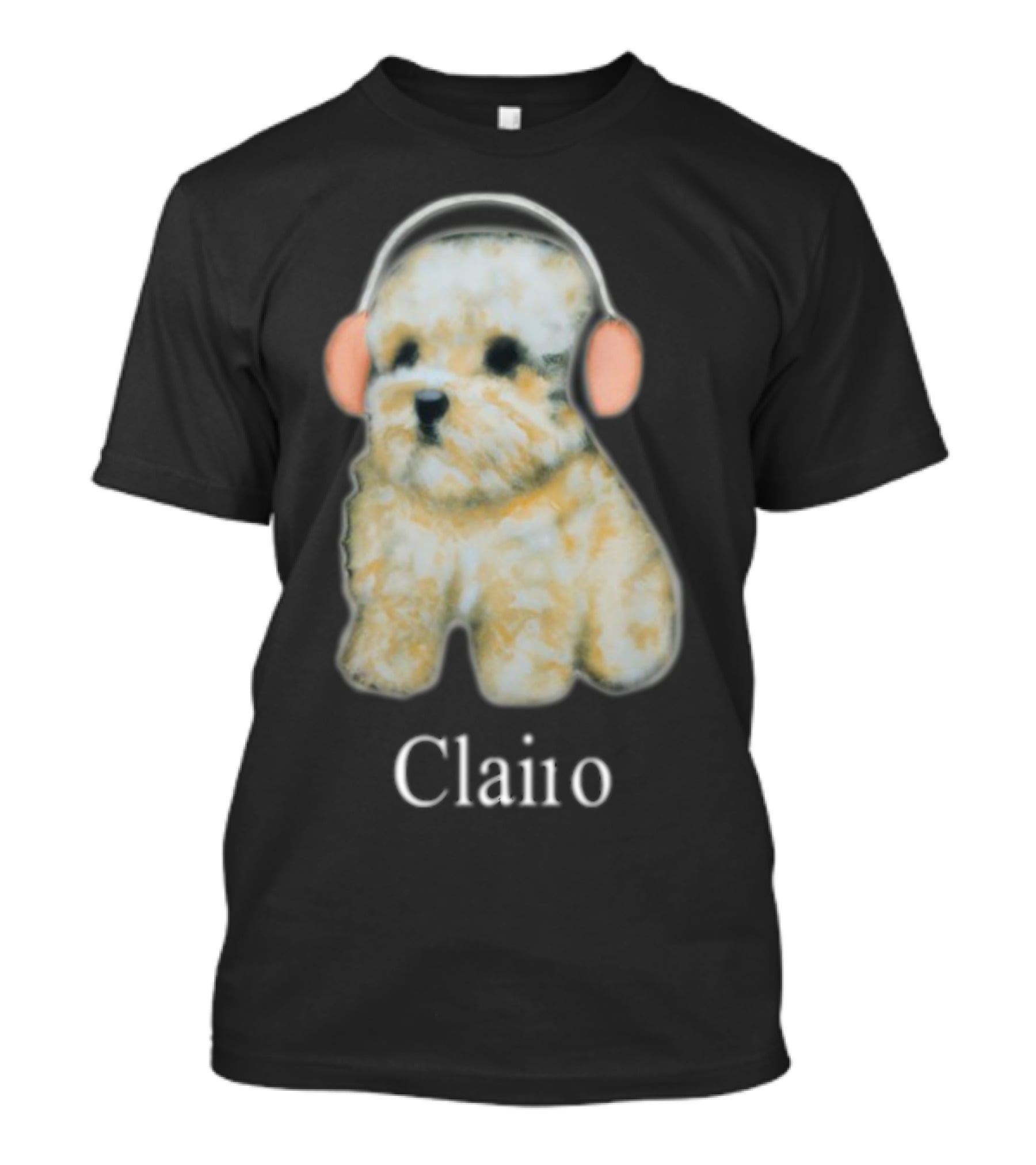Clairo Dog With Headphones T-Shirt