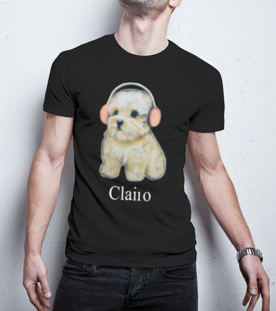Clairo Dog With Headphones T-Shirt