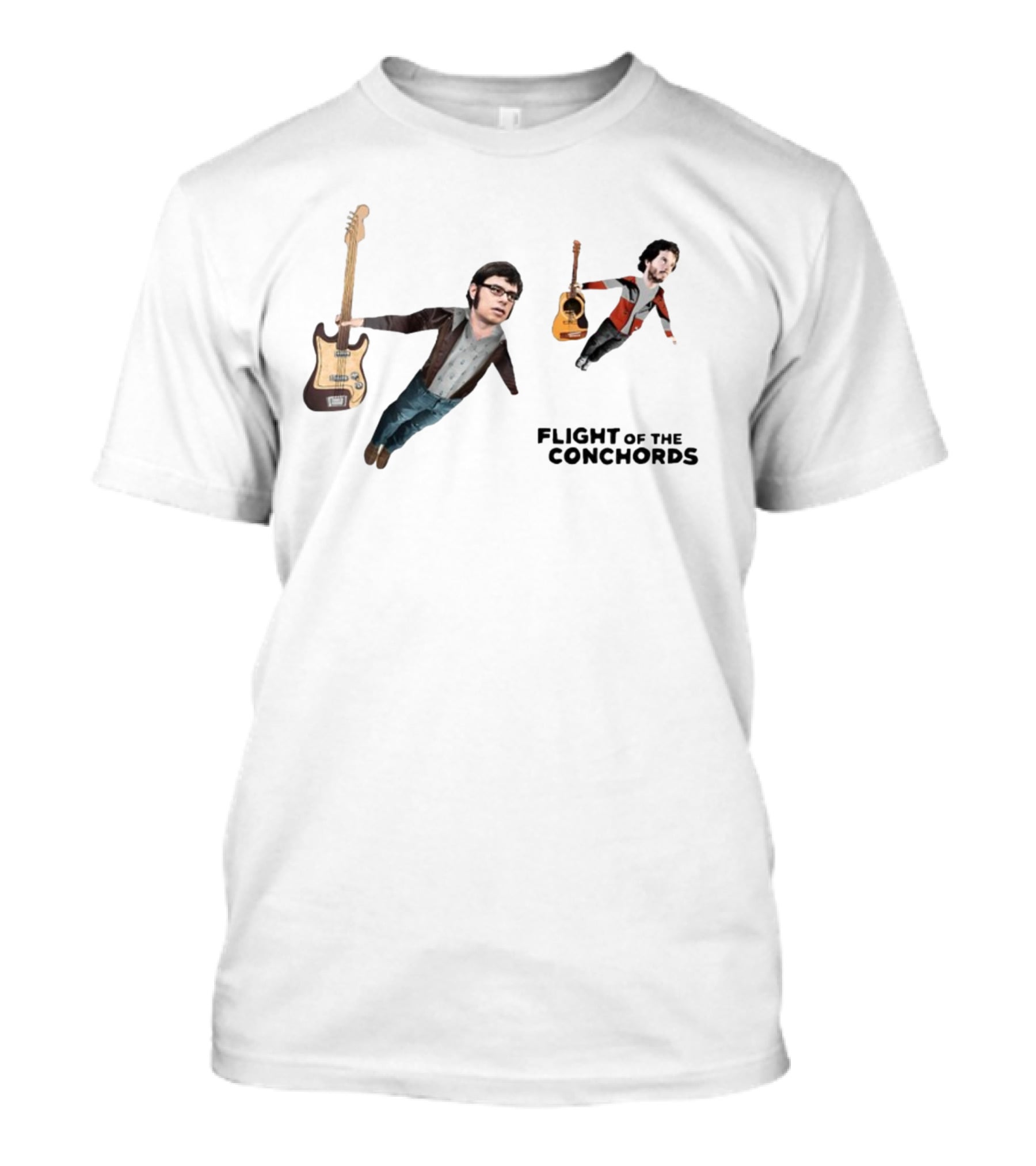 Flight Of The Conchords Guitar-Flying Duo T-Shirt