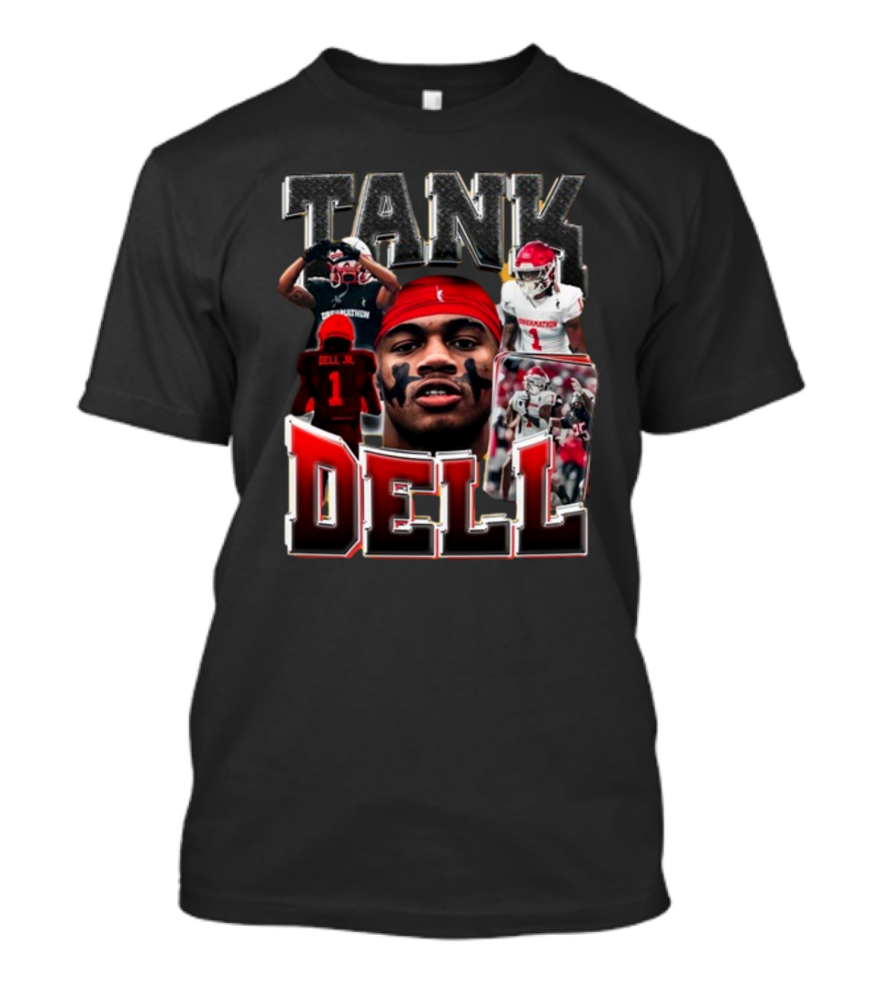 Bare Your Dreams With Tank Dell Football Action And Sports Spirit T-Shirt