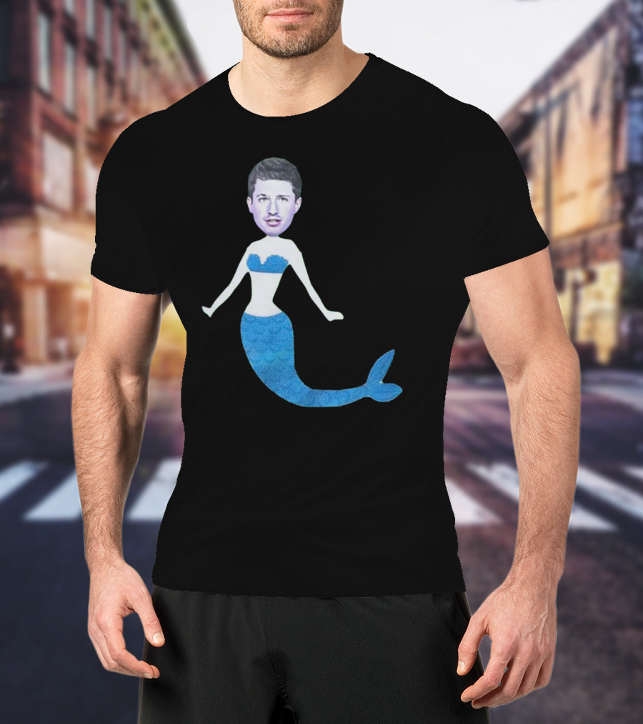 Charlie's Mermaid Head Hoodie Aquatic Vibe T-Shirt