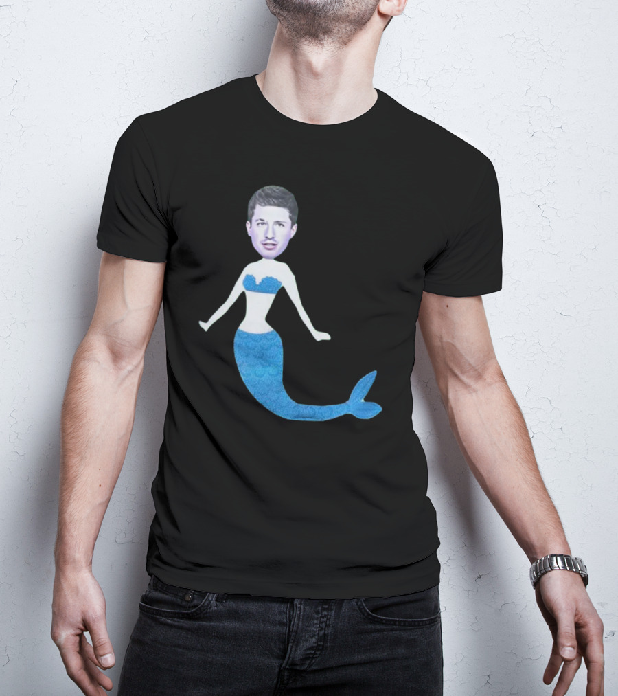 Charlie's Mermaid Head Hoodie Aquatic Vibe T-Shirt