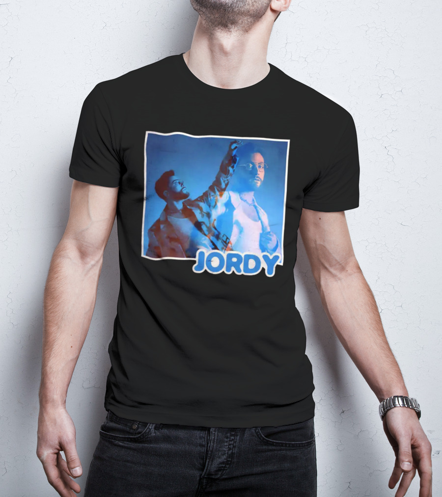 Jordy Feelin Blue Dual Portrait With Cool Tones T-Shirt