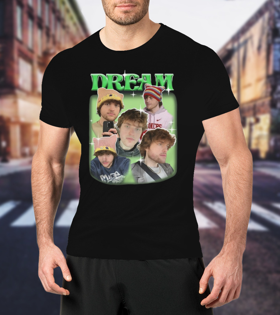 Dreamwastaken Devllishdrm Band Image Collage T-Shirt