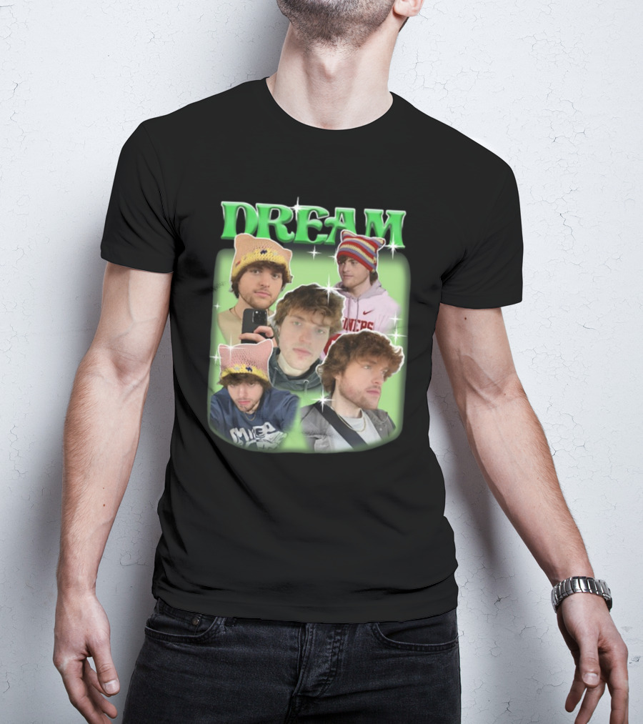 Dreamwastaken Devllishdrm Band Image Collage T-Shirt