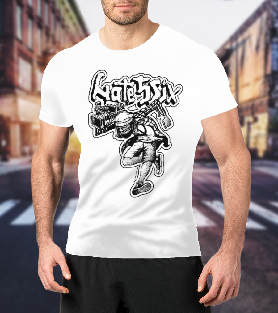 Hate5six Graffiti Style Cameraman 2 Stepper T-Shirt