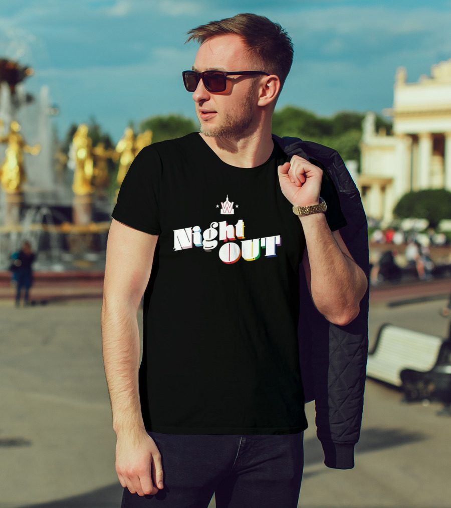 Night Out W Pride Rainbow T-Shirt