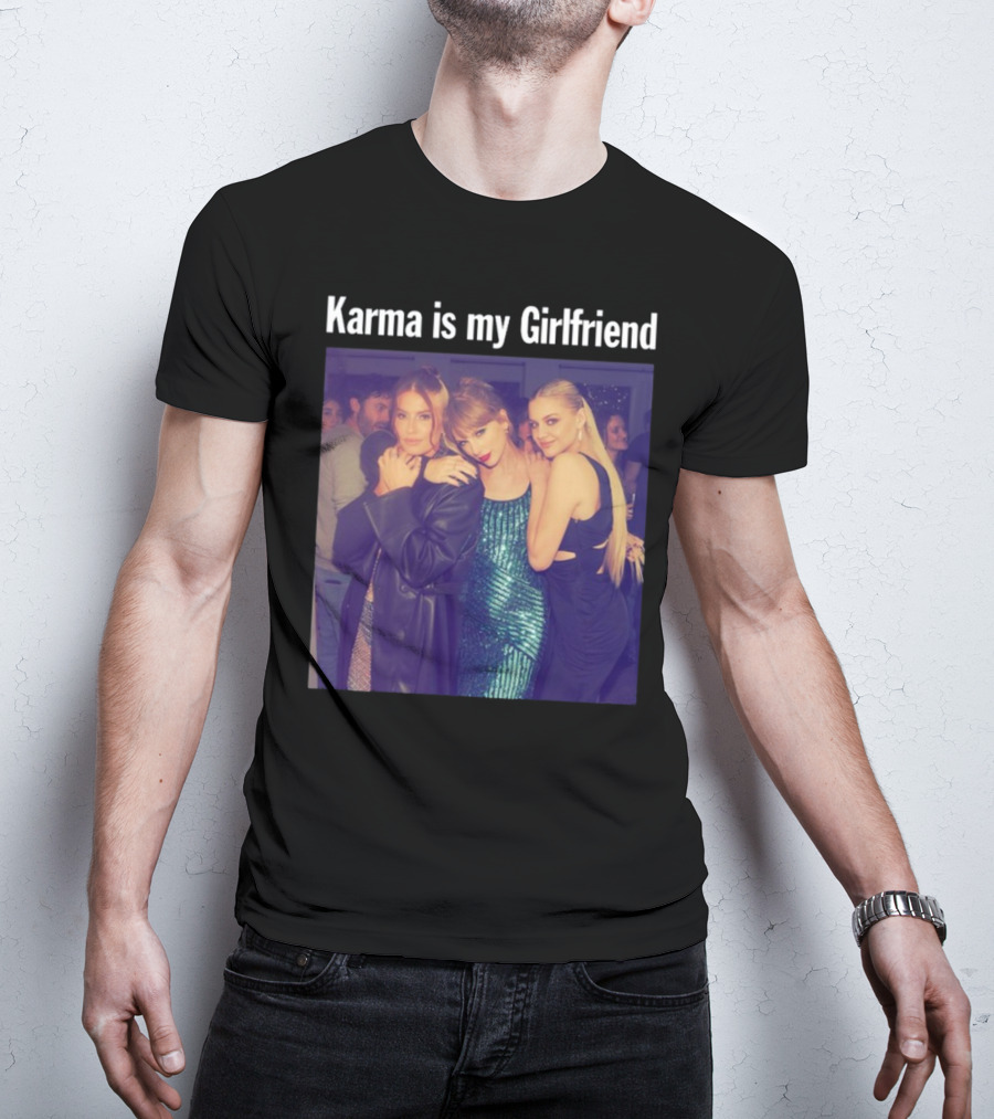 Karma Is My Girlfriend Taylor Green Blue Dress T-Shirt