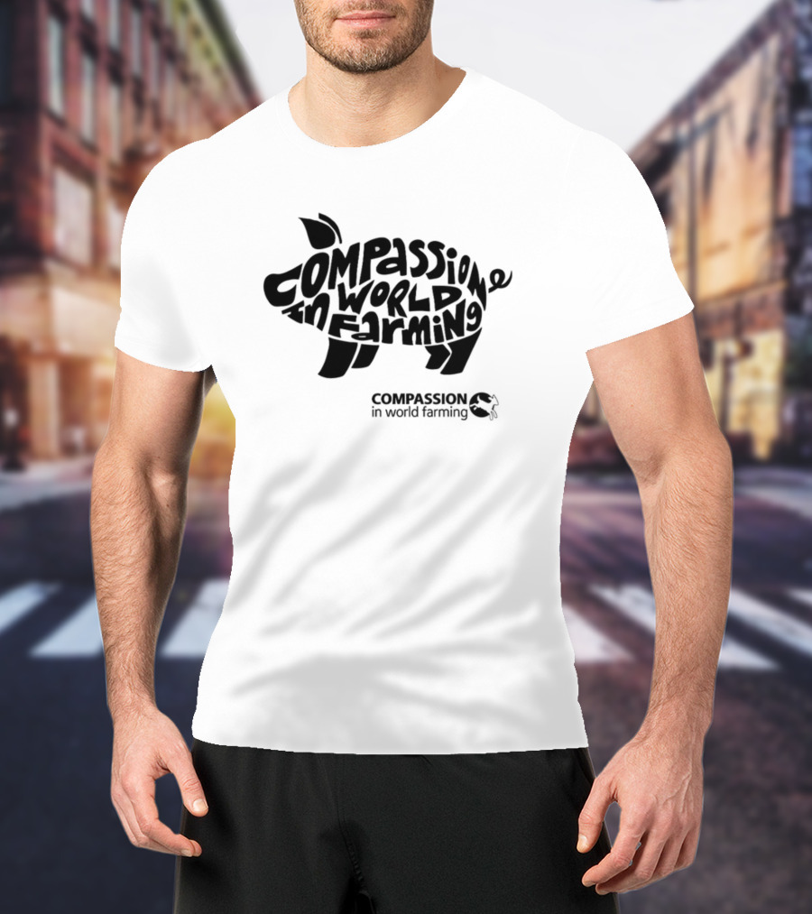 Compassion In World Farming Pig T-Shirt