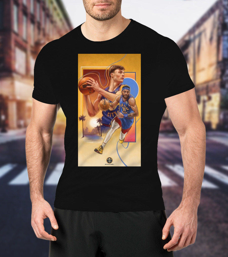 Denver Nuggets Bruce And Christian City Edition Basketball T-Shirt