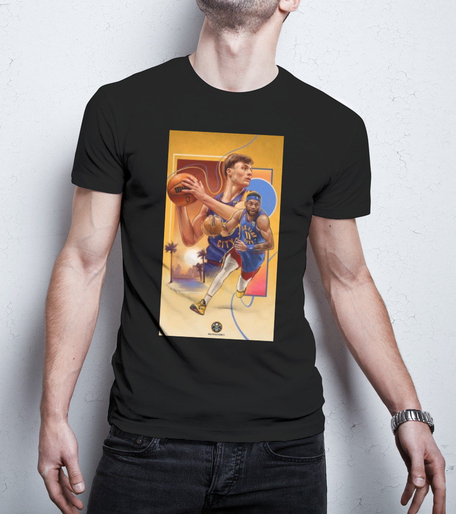Denver Nuggets Bruce And Christian City Edition Basketball T-Shirt
