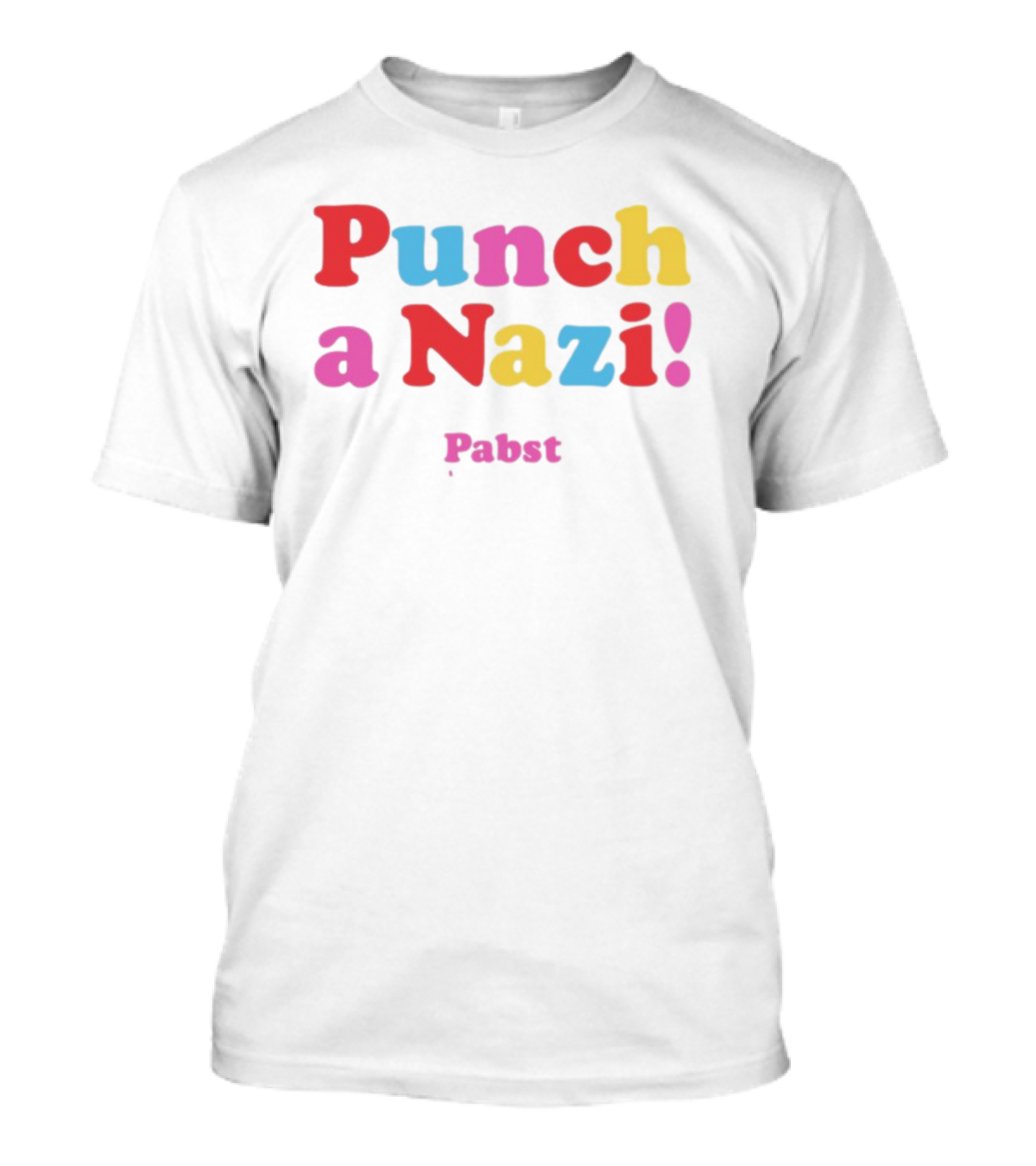 Punch A Nazi Pabst T-Shirt