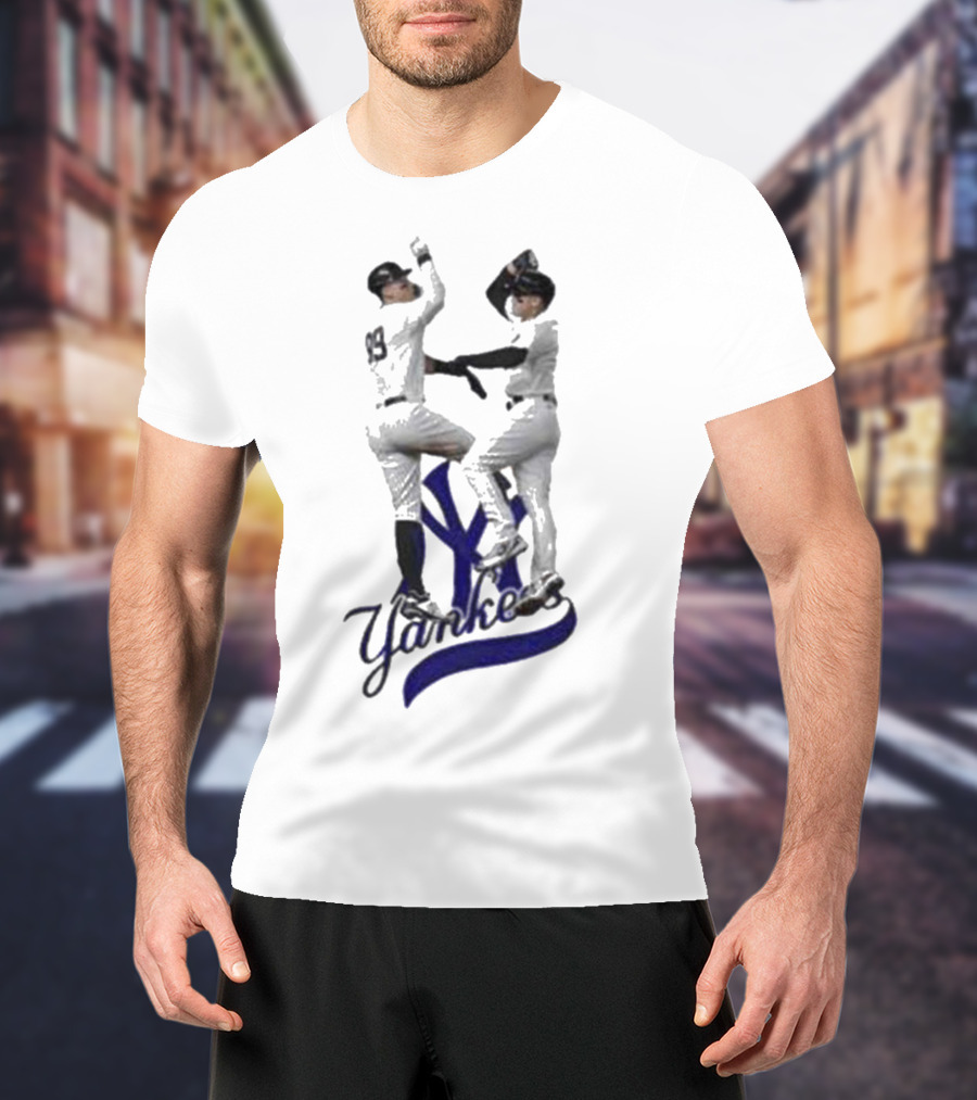 Yankees NY Baseball High-Five Iconic T-Shirt