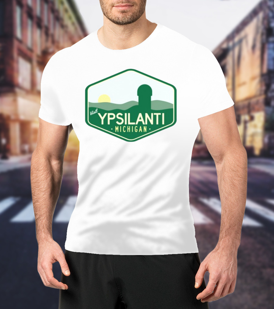 Visit Ypsilanti Michigan Scenic Landscape T-Shirt