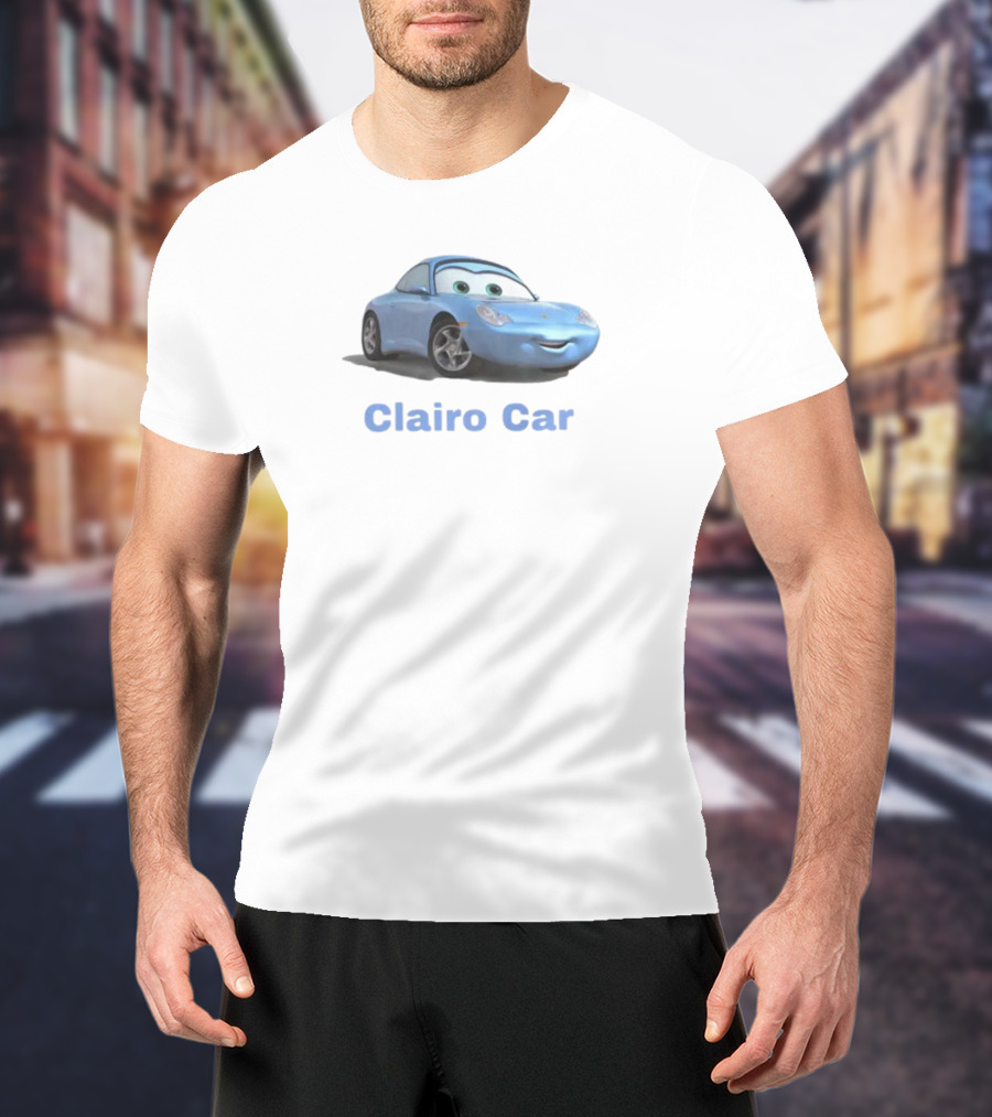 Clairo Car Pixar-Inspired Character Image T-Shirt