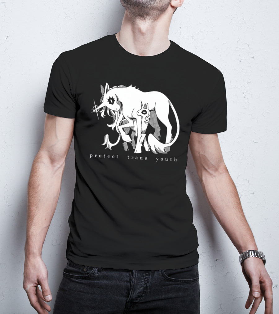 Protect Trans Youth Unicorn Support T-Shirt