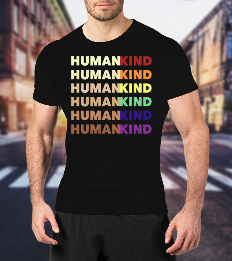HUMANKIND Pride Rainbow Colors Diversity T-Shirt