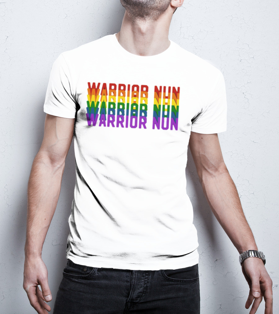 Warrior Nun Pride Rainbow Reflection Save T-Shirt