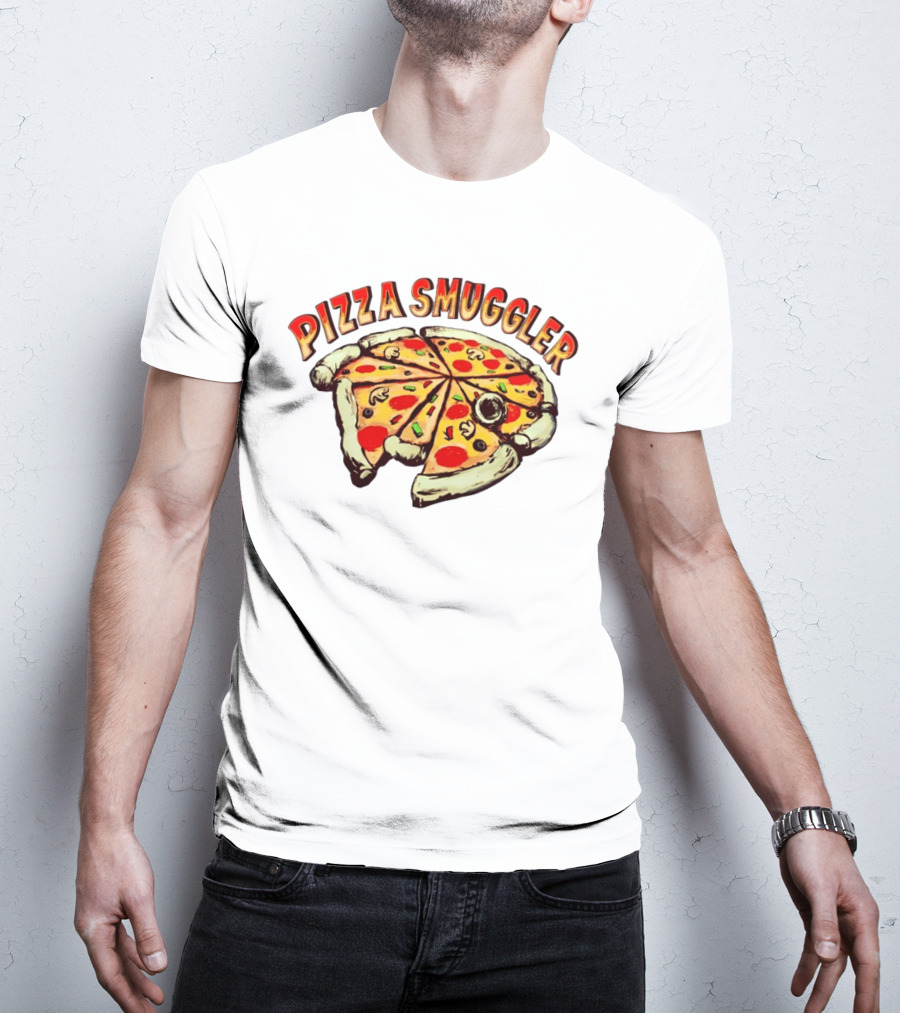 Pizza Smuggler Slices Comic T-Shirt