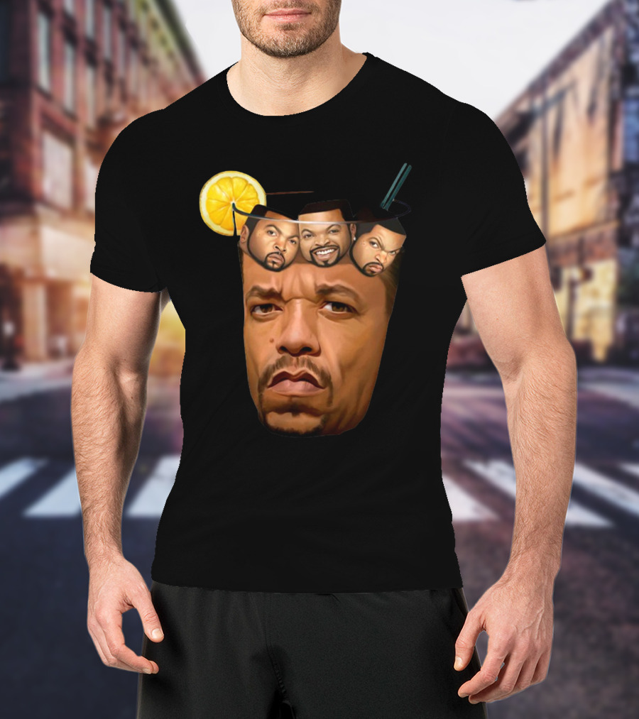 Teefury Got Ice Cube Ice-T Lemon Drink T-Shirt